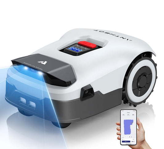 ANTHBOT Genie - Robot Cortacésped 900m² Sin Cable, RTK & Visión 3D, IA