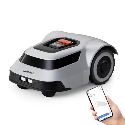 ANTHBOT Pion - Robot Cortacésped 1000m² con Cable, App, Mapeo, 55dB